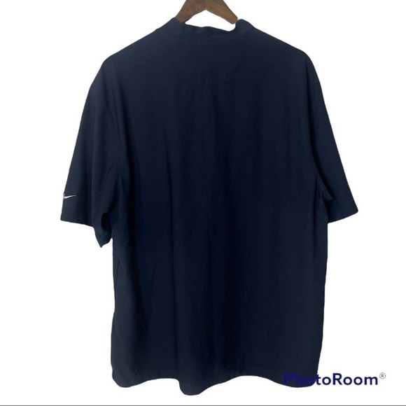 Nike Golf Dri-Fit Navy Blue Short Sleeve Shirt Men’s Size XL - Picture 2 of 7